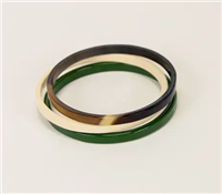 Bracciale Donna Rivet L'indochineur in Corno Rudelli Zambetti Gioielli BJX1014BK.L